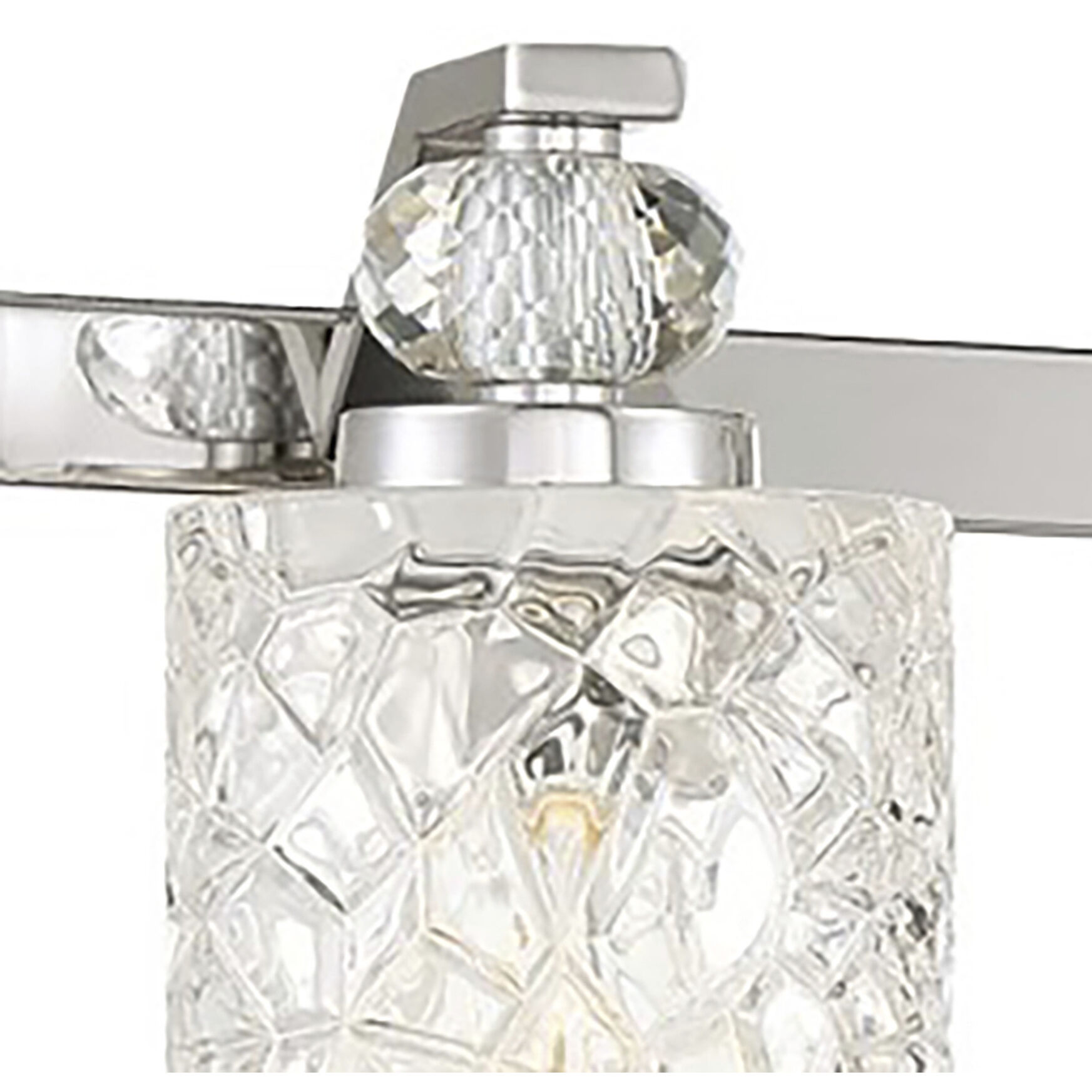 Crystal Kay 3 Light 24.5 inch Chrome Bath Vanity Wall Light
