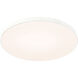 Fusion 1 Light 21 inch White Flushmount Ceiling Light