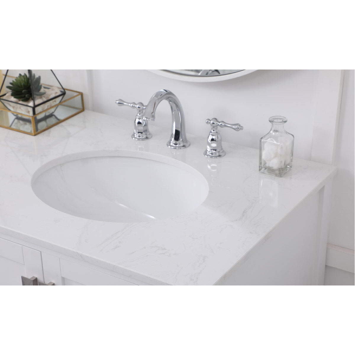 Irene 72 X 22 X 34 inch White Vanity Sink Set