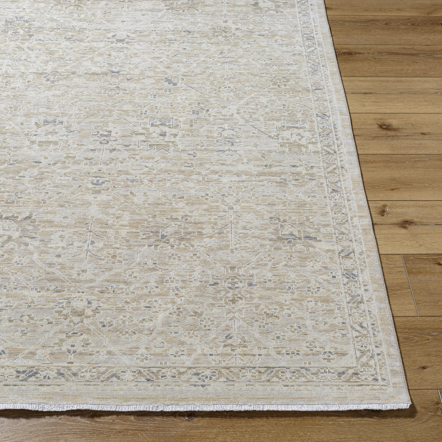 Once Upon a Time 150 X 118.11 inch Ivory / Light Gray / Tan / Light Brown / Gray Machine Woven Rug in 10 x 12.5