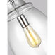 Marino 1 Light 9.25 inch Chrome Pendant Ceiling Light