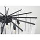 Canada LED 30 inch Satin Black Chandelier Ceiling Light