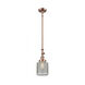 Franklin Restoration Stanton LED 6 inch Antique Copper Mini Pendant Ceiling Light, Franklin Restoration