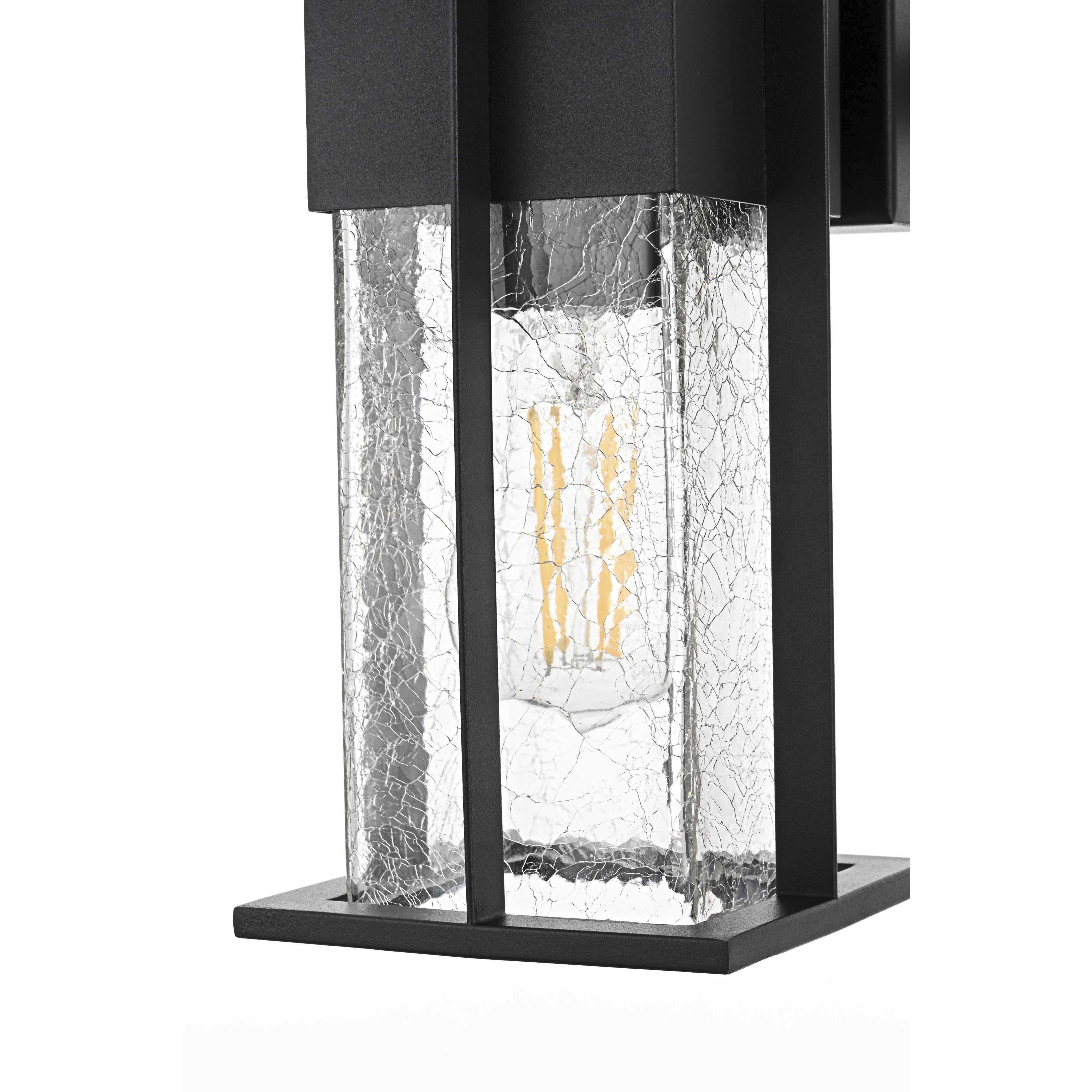 Janney 1 Light 11.5 inch Black Outdoor Wall Sconce