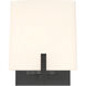 Mirelle 1 Light 6 inch Dark Matte Black Bath Sconce Wall Light