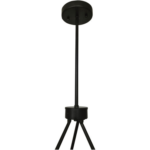 Oaha 1 Light 9.5 inch Black Pendant Lamp Ceiling Light