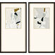 Zen Interactions Gray and Blue and Green and Multi Framed Art
