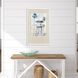 Boho Beachy Blue and Green and Gray Framed Art, Propac