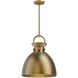 Alora Mood Waldo 1 Light 14 inch Aged Gold Pendant Ceiling Light