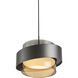 Axis LED 7.75 inch Graphite Pendant Ceiling Light