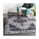 Wanderlust 36 X 24 inch Charcoal/Navy/White/Silver Gray/Black Rugs