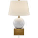 Brumfield 26.75 inch 100.00 watt Ceramic and Brass Table Lamp Portable Light, By Coco & Dash