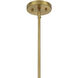 Holton 1 Light 6.5 inch Warm Brass Mini-Pendant Ceiling Light