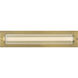 Lucien LED 24 inch Lacquered Brass Vanity Light Wall Light, Vertical
