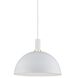 Archibald 1 Light 16 inch White with Gold Detail Pendant Ceiling Light
