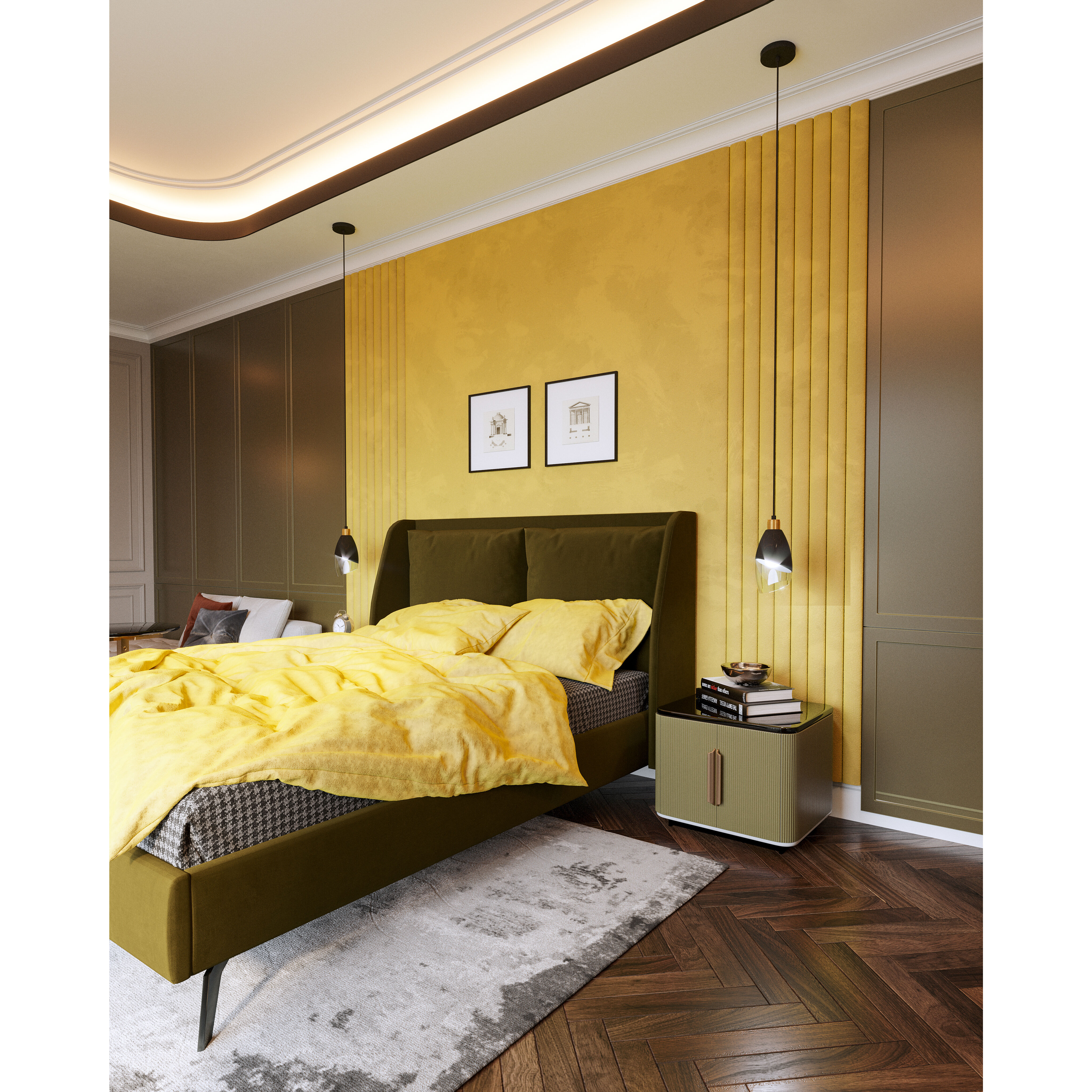 Alora Mood Capri 1 Light 5.25 inch Clear Glass/Matte Black Pendant Ceiling Light