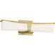 Plane LED 18 inch Honey Gold Bath Light Wall Light