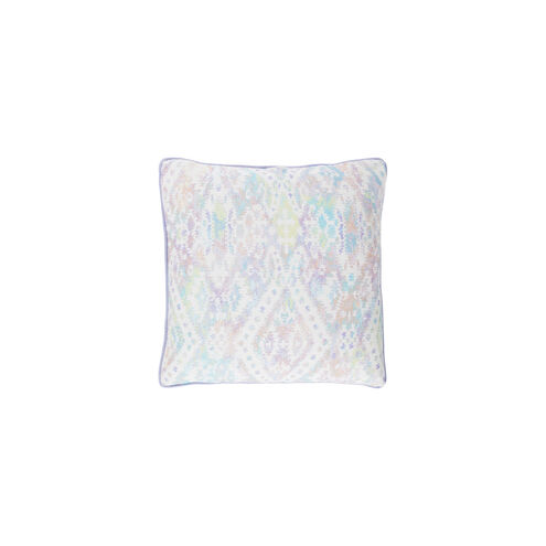 Roxanne 20 X 20 inch Ivory and Lavender Throw Pillow