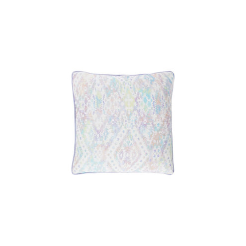 Roxanne 18 X 18 inch Ivory and Lavender Throw Pillow