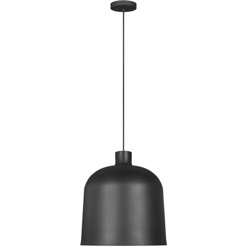 Sean Lavin Foundry LED 16 inch Nightshade Black Pendant Ceiling Light, Integrated LED