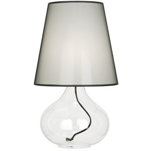 June 24 inch 150 watt Clear Glass Body Table Lamp Portable Light