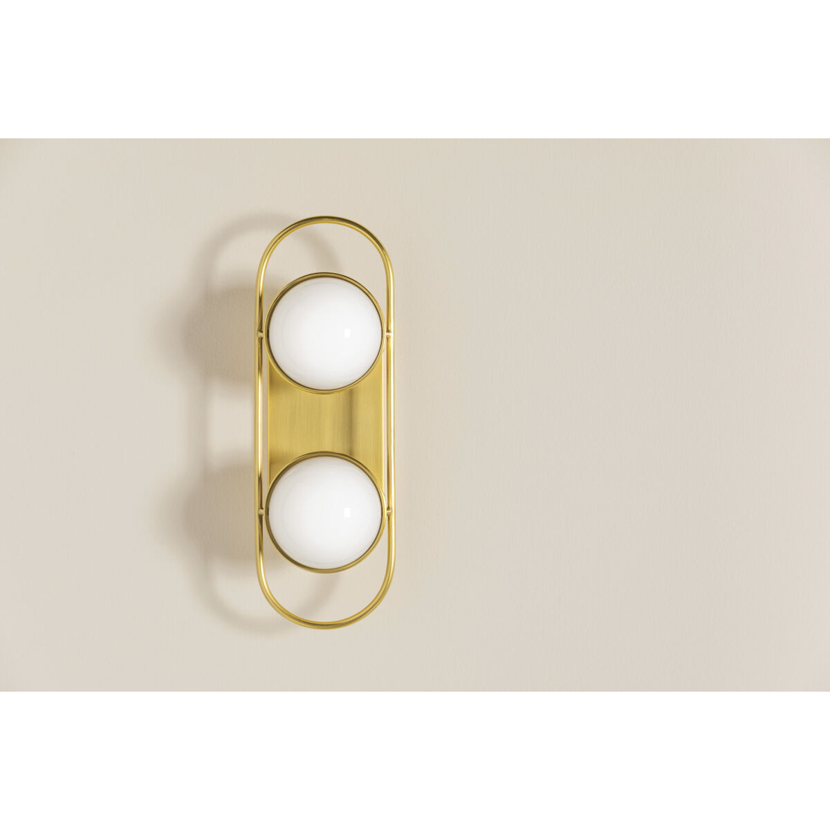 Amy 2 Light 16 inch Aged Brass Bath and Vanity Wall Light