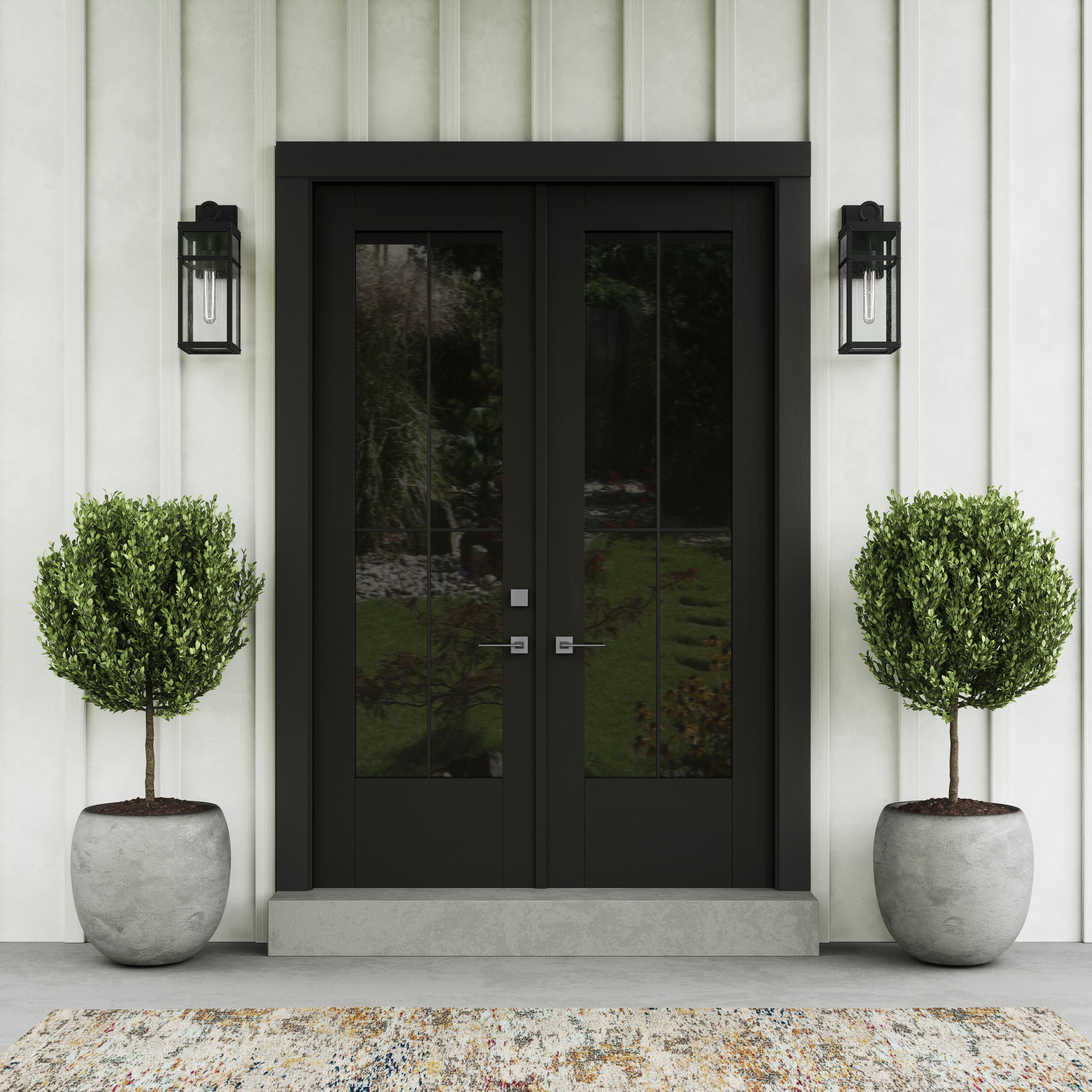 Dalton 1 Light 17.5 inch Textured Black Outdoor Wall Sconce