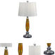 Evelyn 26 inch 150.00 watt Polished Chrome Table Lamp Portable Light