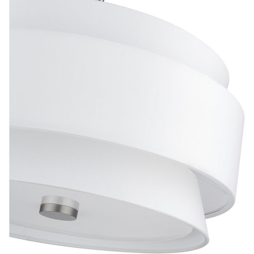 Fontana 5 Light 22 inch Brushed Nickel Pendant Chandelier Ceiling Light