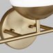 Alvin 3 Light 24.13 inch Satin Brass Bath Vanity Wall Light