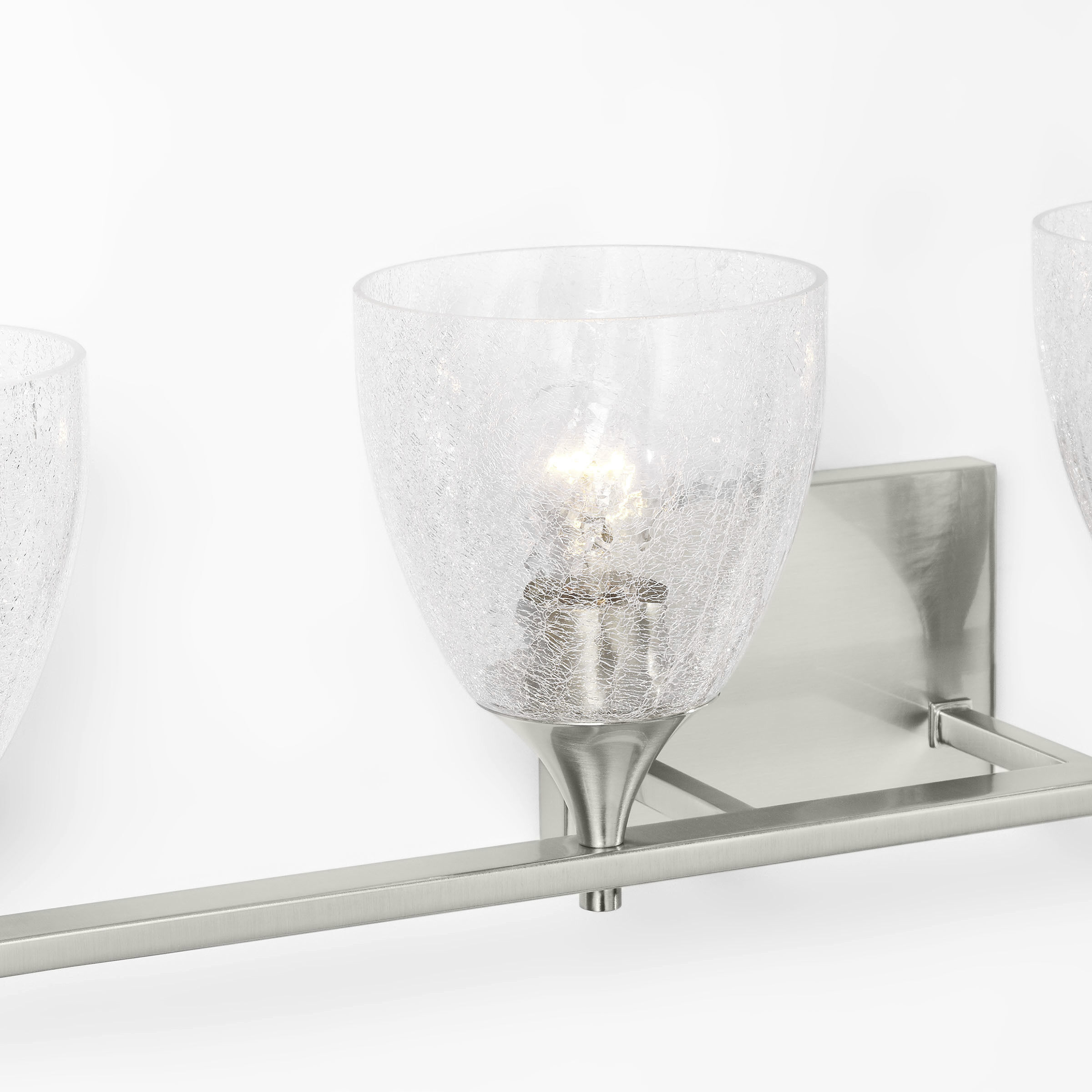 Drew & Jonathan Toffino 4 Light 36 inch Brushed Nickel Vanity Light Wall Light