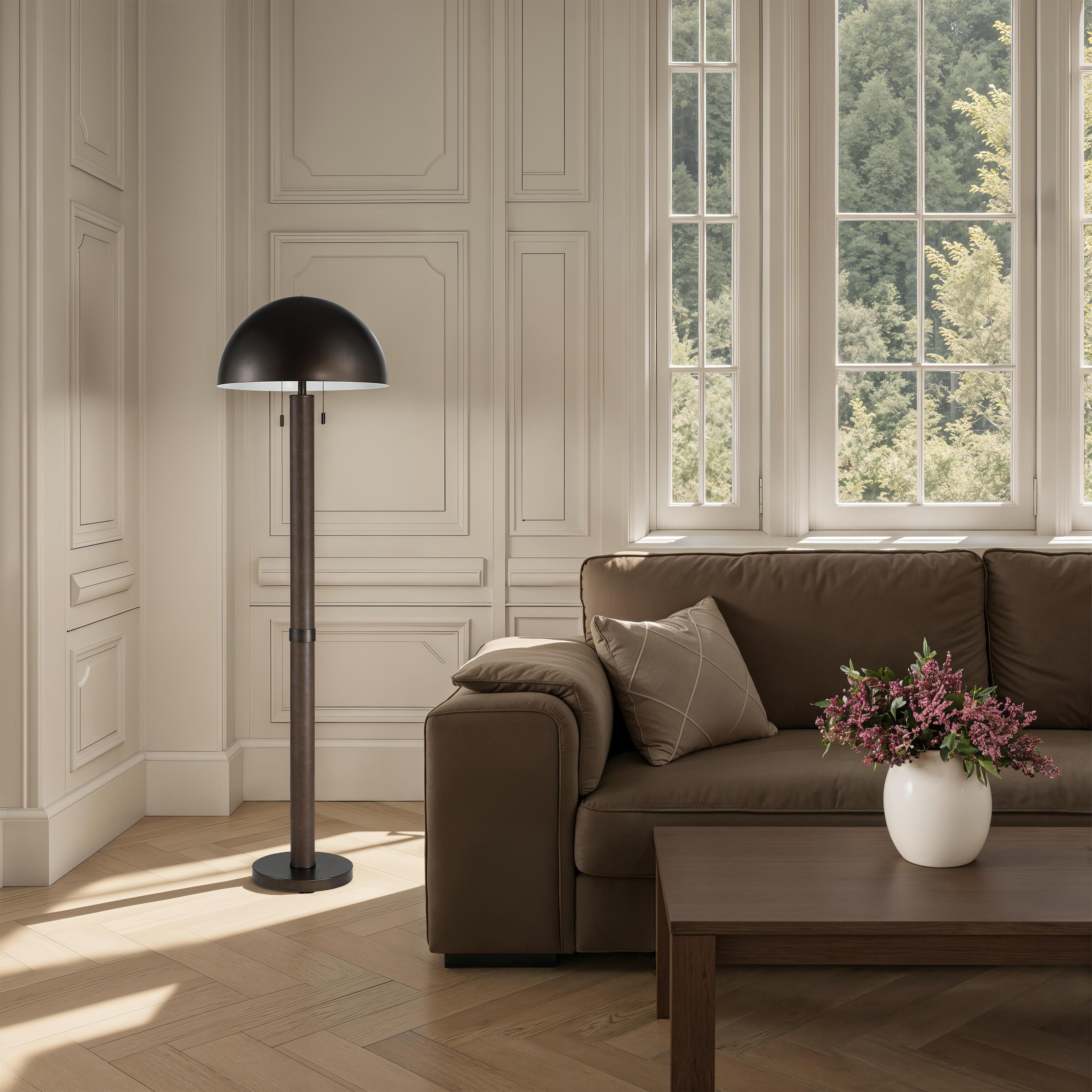 Incanta 68 inch Dark Bronze Floor Lamp Portable Light