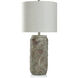 Malik 31 inch 150.00 watt Maple Cream Table Lamp Portable Light
