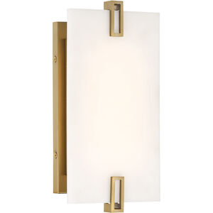Aizen LED 6 inch Soft Brass Wall Sconce Wall Light