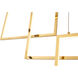 Canada LED 6 inch Gold LED Chandelier Ceiling Light