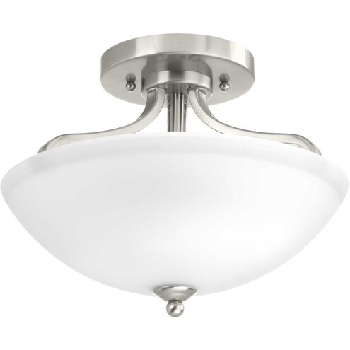 Laird 2 Light 13 inch Brushed Nickel Semi-Flush Mount Convertible Ceiling Light