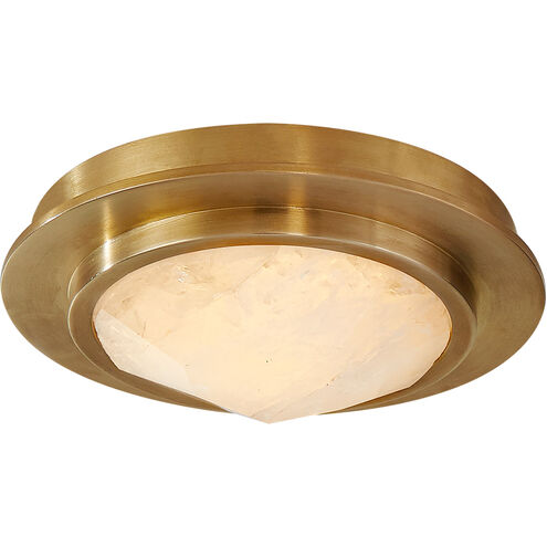 Kelly Wearstler Halcyon LED 5 inch Antique-Burnished Brass Flush Mount Ceiling Light