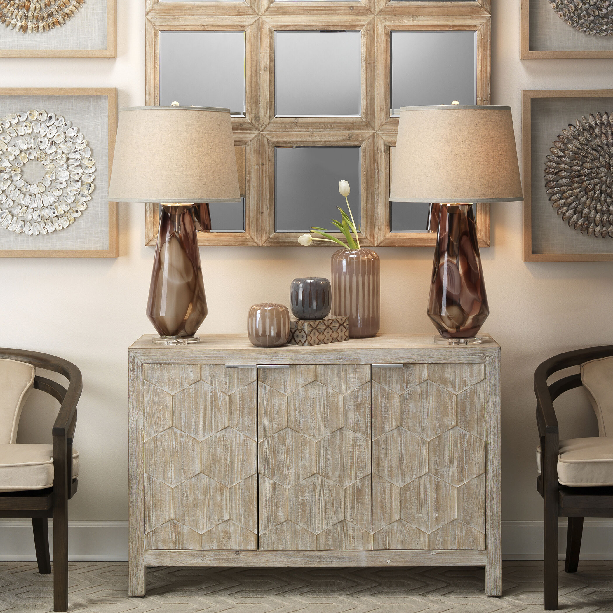 Watercolor 31.25 inch 150 watt Plum Table Lamp Portable Light