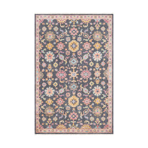 Millard 36 X 24 inch Charcoal/Beige/Bright Pink/Bright Yellow/Camel Rugs, Rectangle