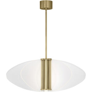 Sean Lavin Nyra 1 Light 35 inch Plated Brass Line-Voltage Pendant Ceiling Light