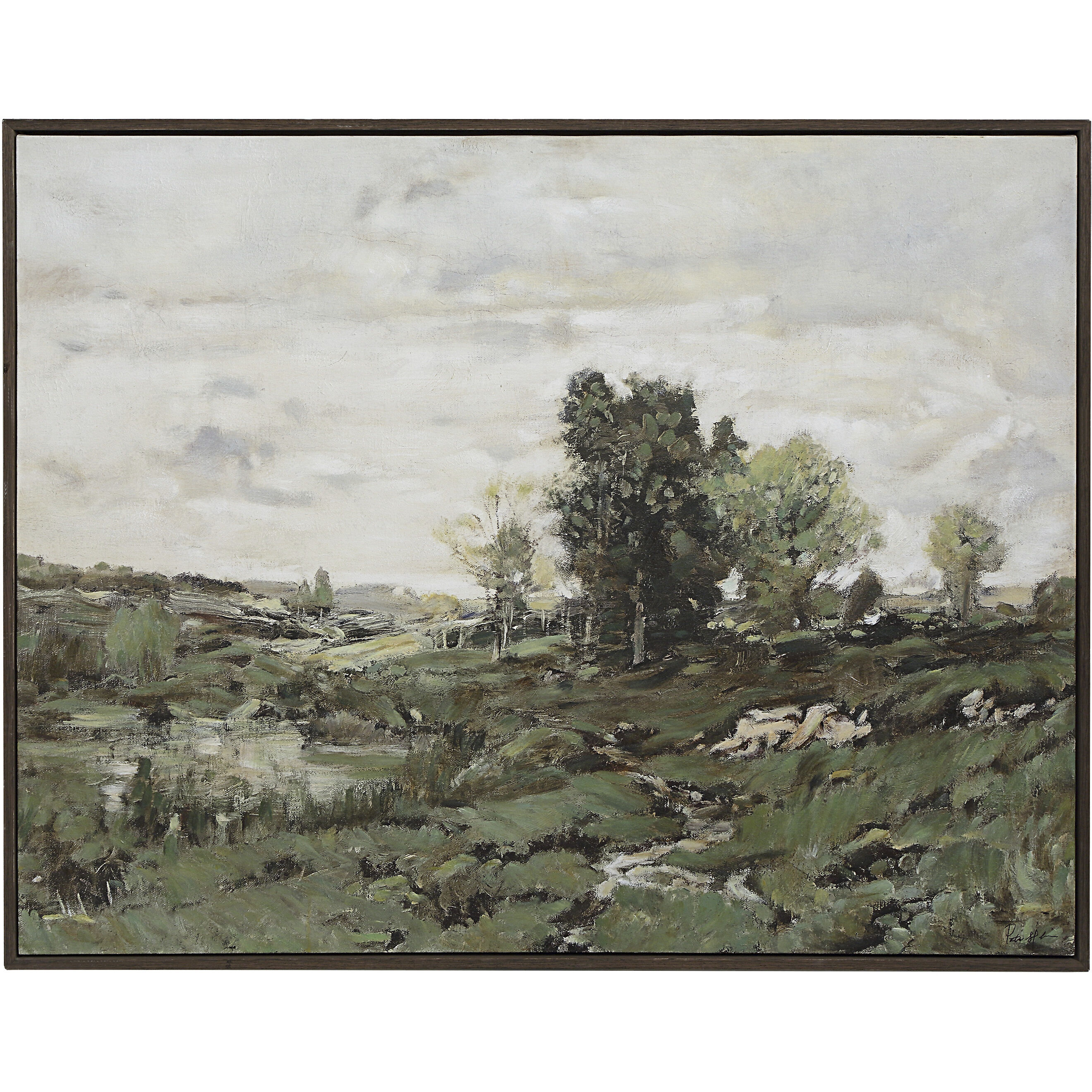 Nature Dark Brown Canvas Art