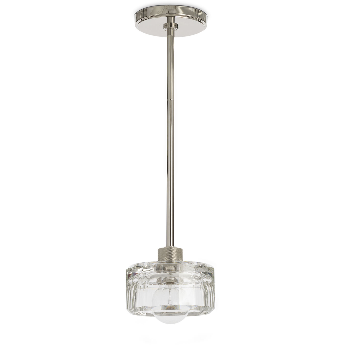 Bijoux 1 Light 7 inch Polished Nickel Pendant Ceiling Light