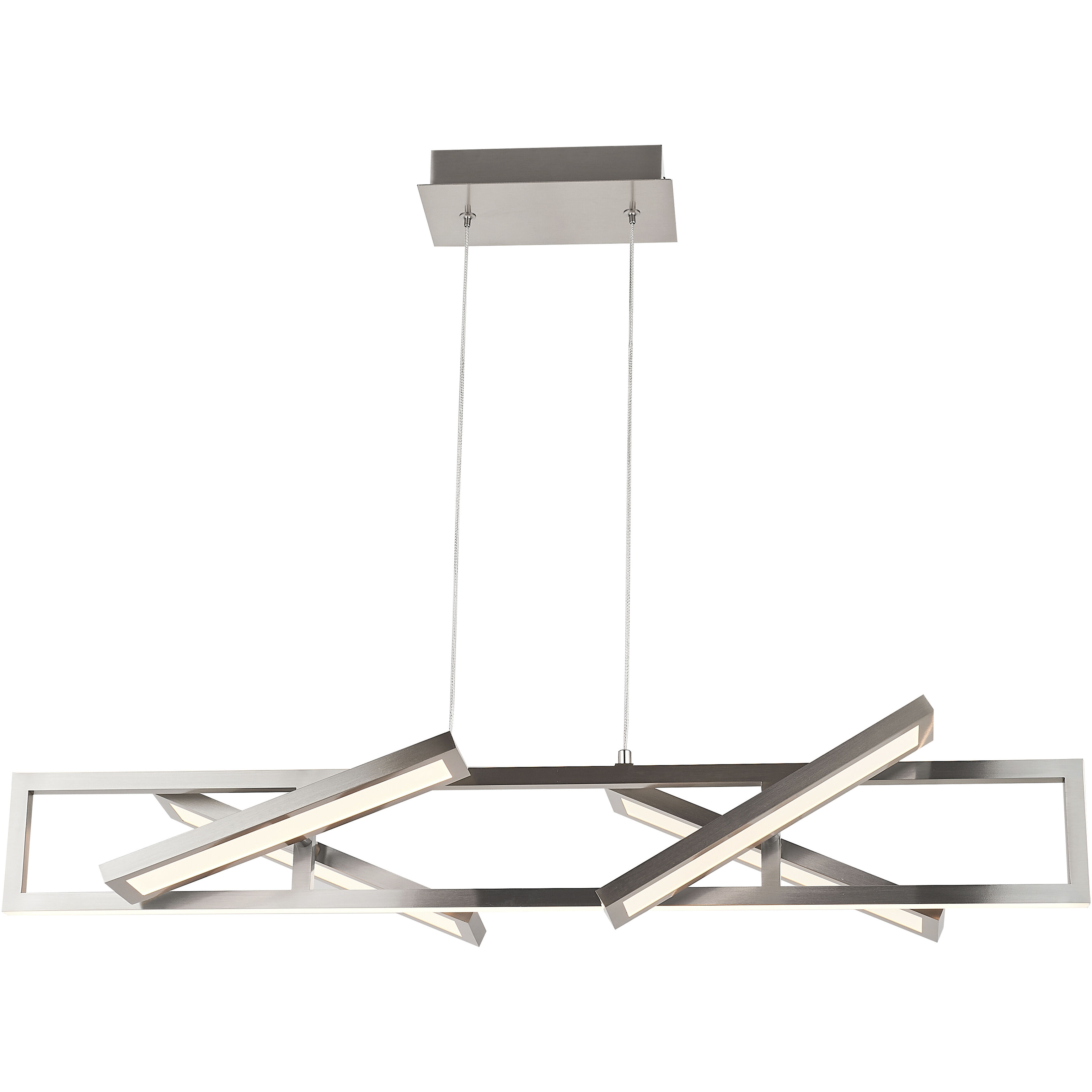 Helix LED 9 inch Brushed Nickel Pendant Ceiling Light