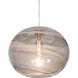 Geno 1 Light Satin Nickel Pendant Ceiling Light