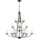 Robie 12 Light 40 inch Bronze Chandelier Ceiling Light