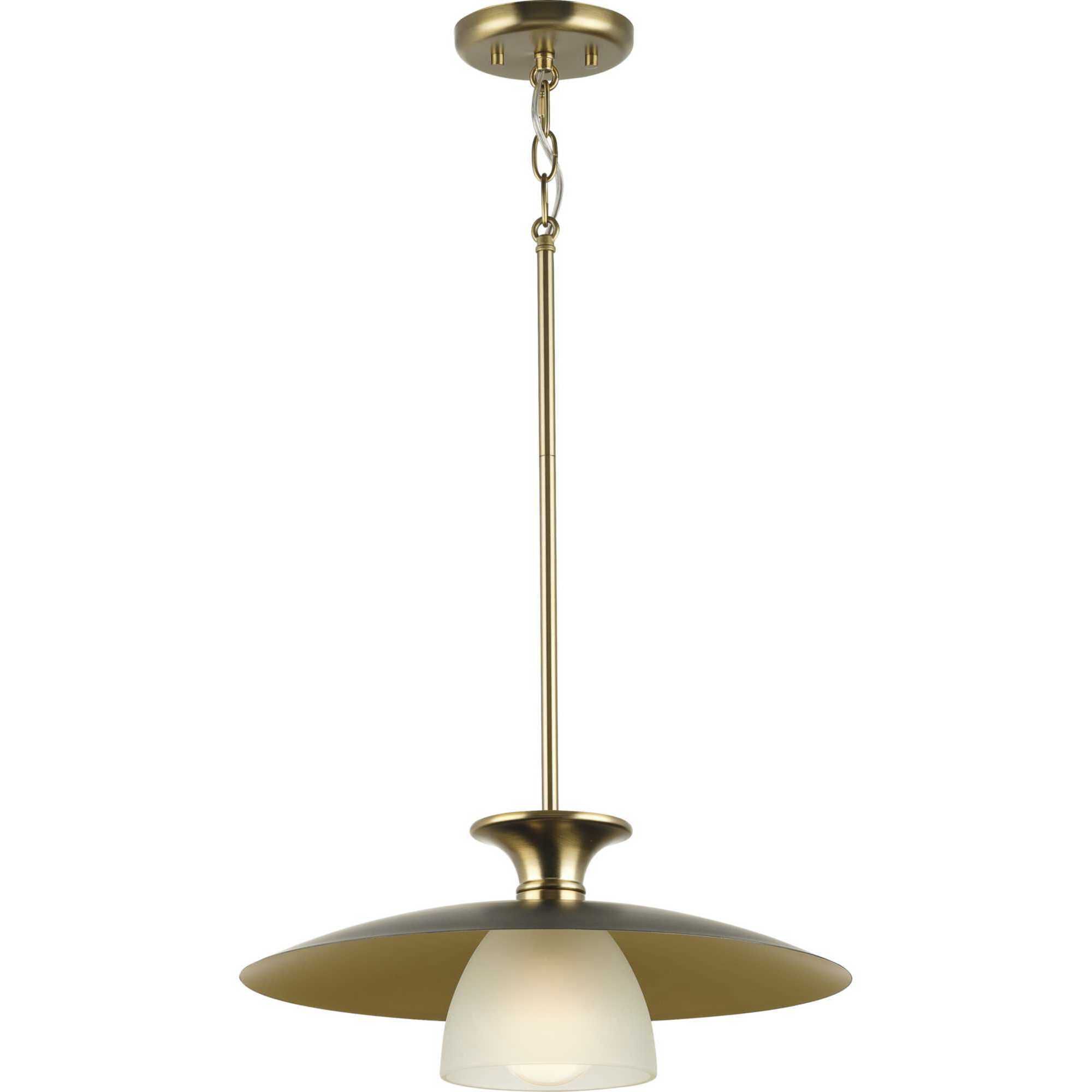 Trimble 1 Light 18 inch Brushed Bronze Pendant Ceiling Light, Design Series