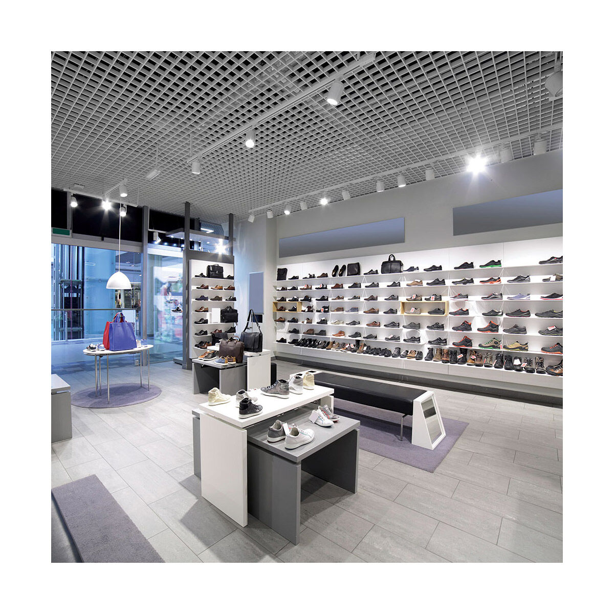 H-Type 1 Light 120V Black Track Head Ceiling Light