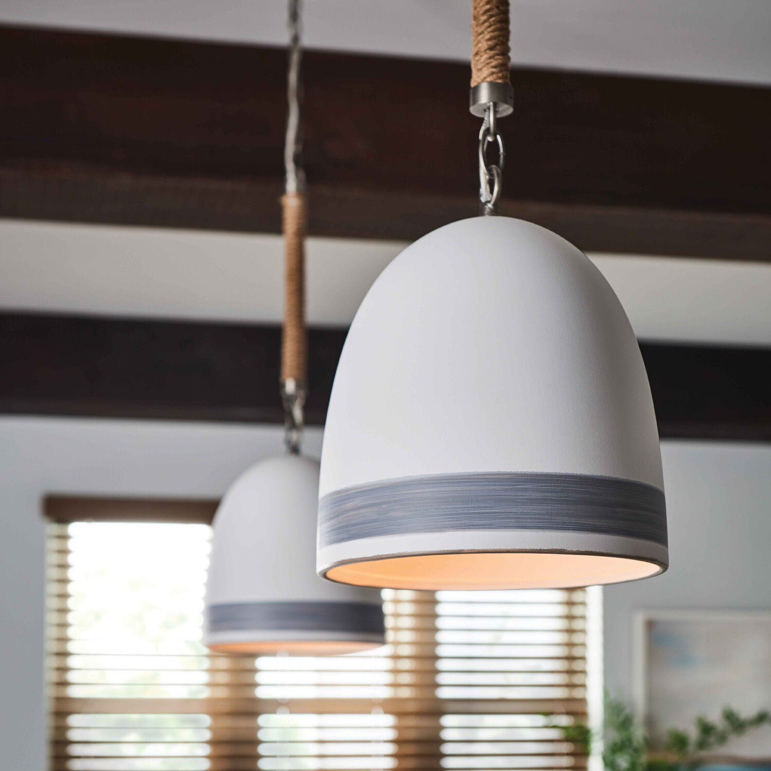 Nash 1 Light 10 inch Antique Nickel with Grey Stripe Indoor Pendant Ceiling Light in Antique Nickel/Grey Stripe