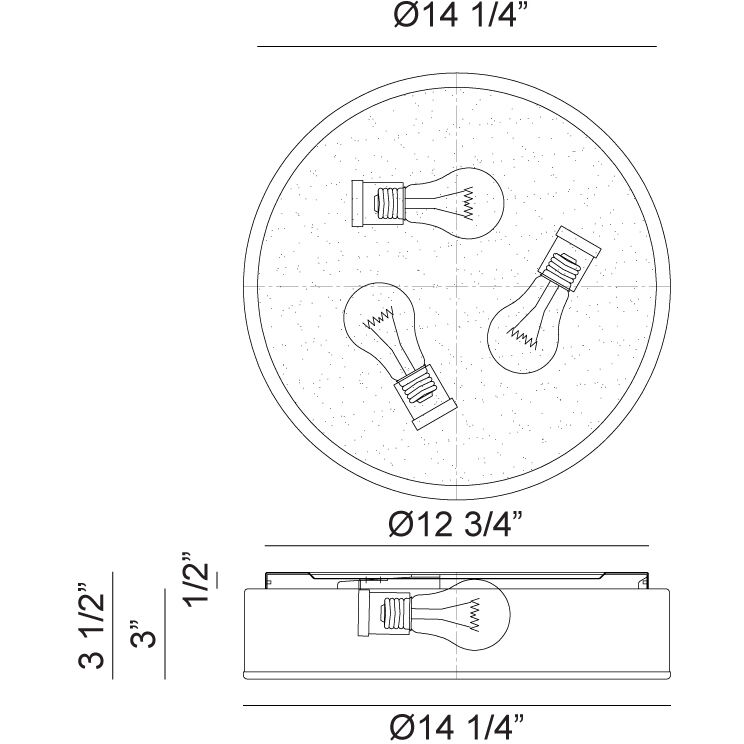 Echo LED 16 inch Chrome Flush Mount Ceiling Light