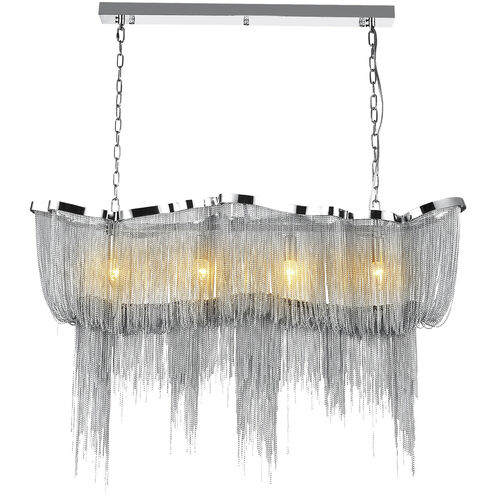 Secca 11 Light 40 inch Chrome Down Chandelier Ceiling Light